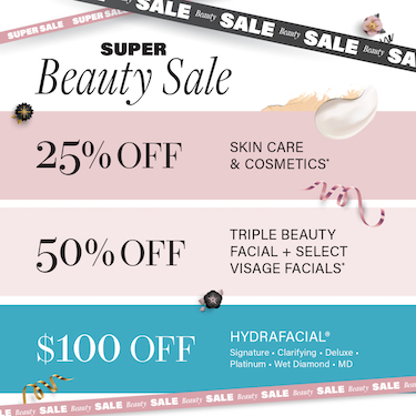 Super Beauty Sale— 25% Off Products & Up To $100 Off Facial Services icon
