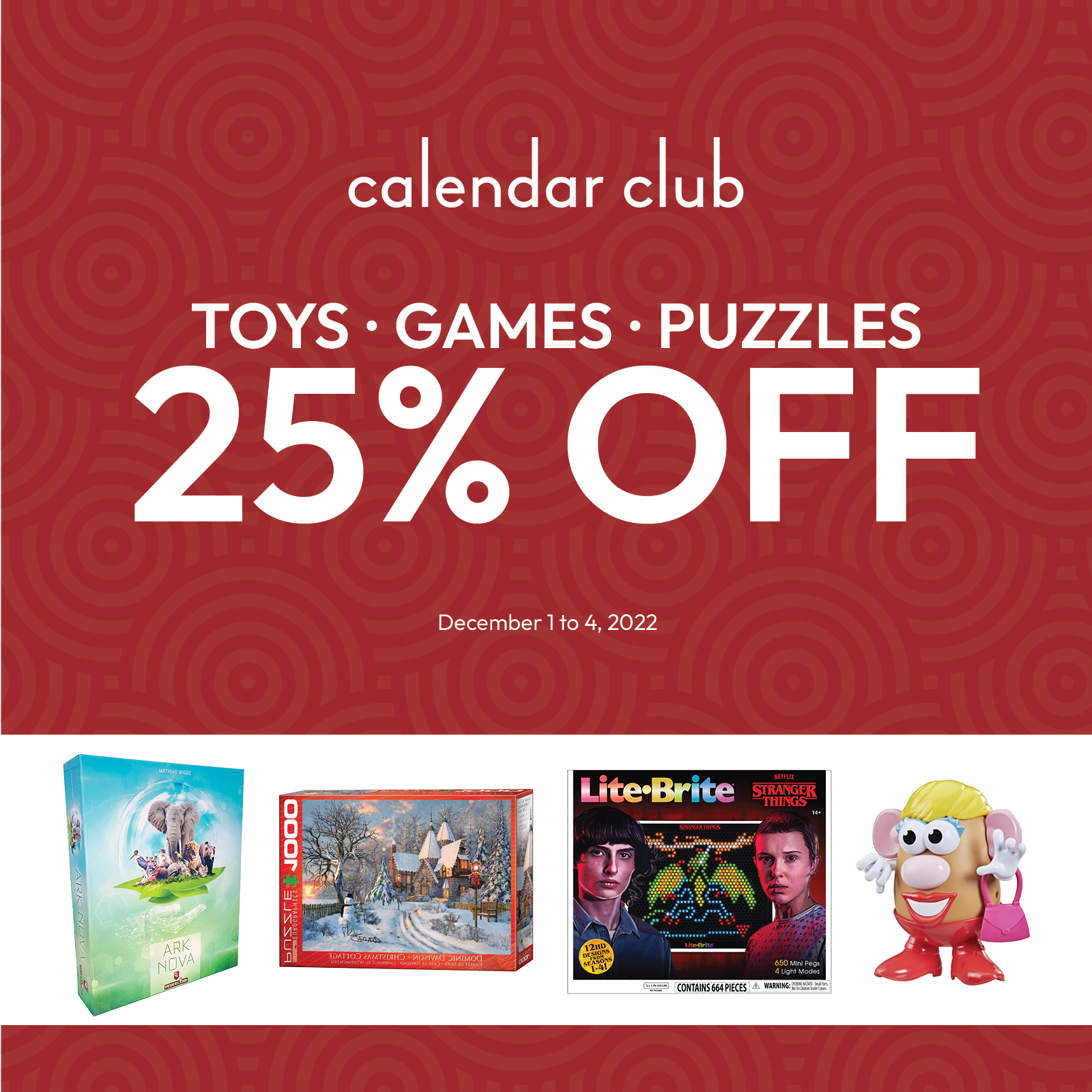 Calendar Club – 25% off!25% off! icon