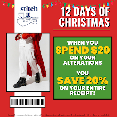 12 Days of Christmas at Stitch It: Spend $20, and Get 20% Off! icon