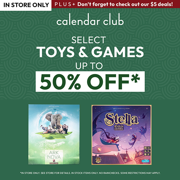Select Toys &amp; Games Up To 50% Off icon