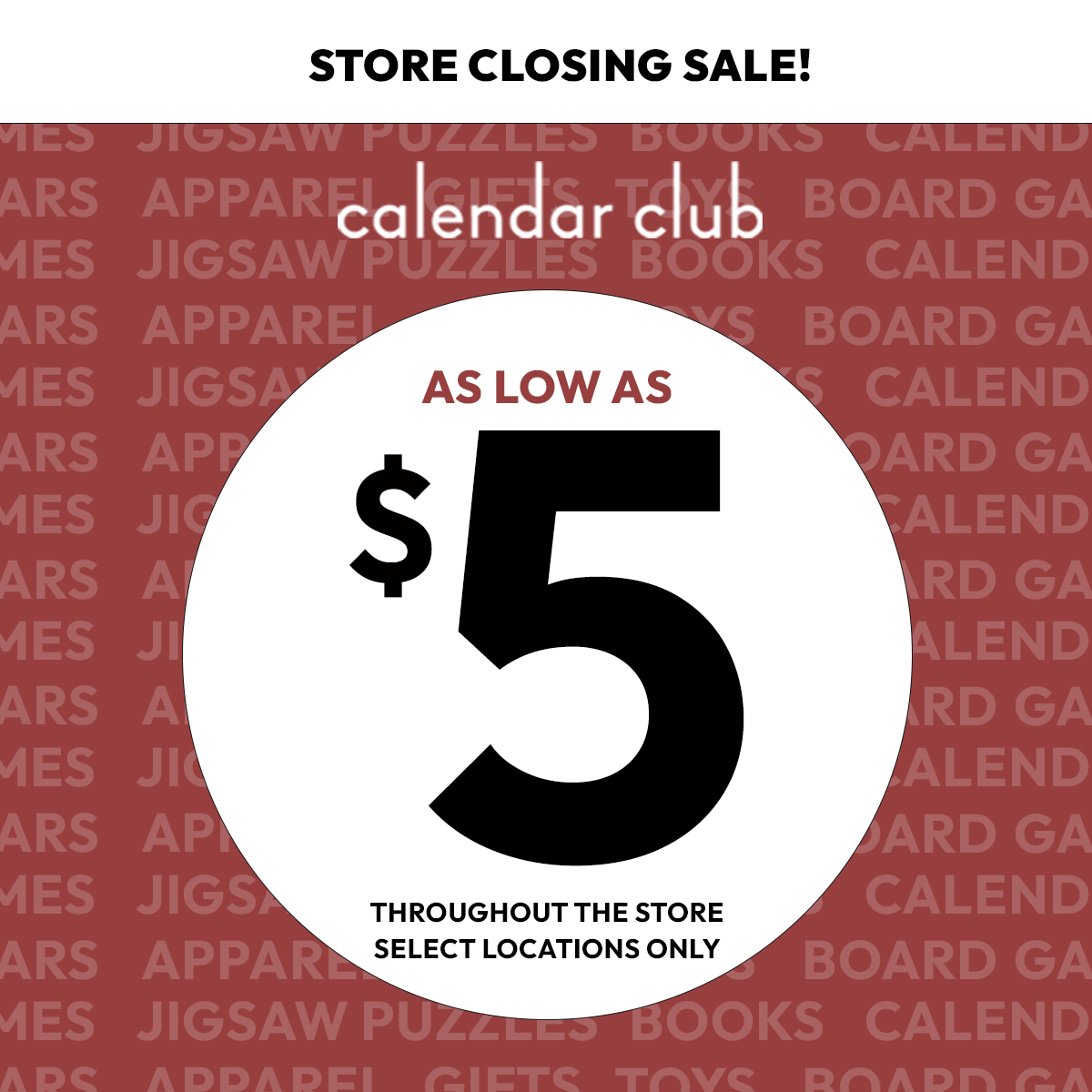 Store Closing Sale! icon