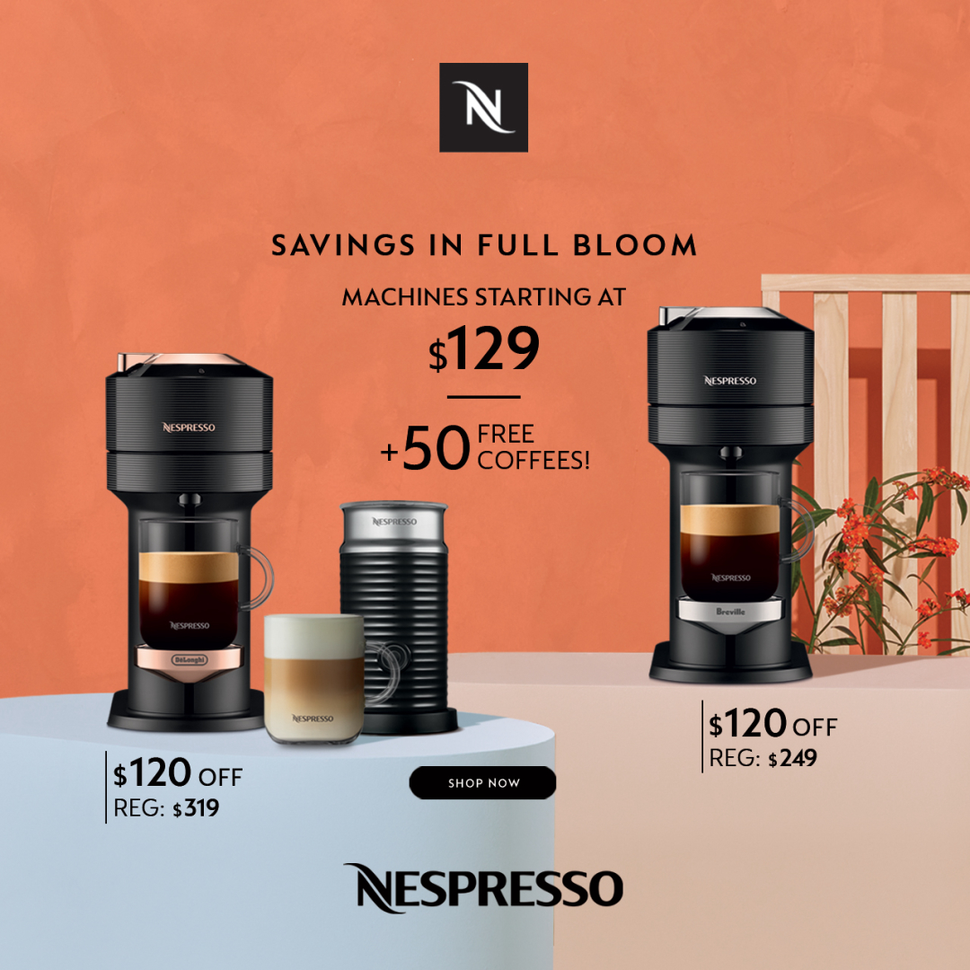 Nespresso – SAVINGS IN FULL BLOOM icon
