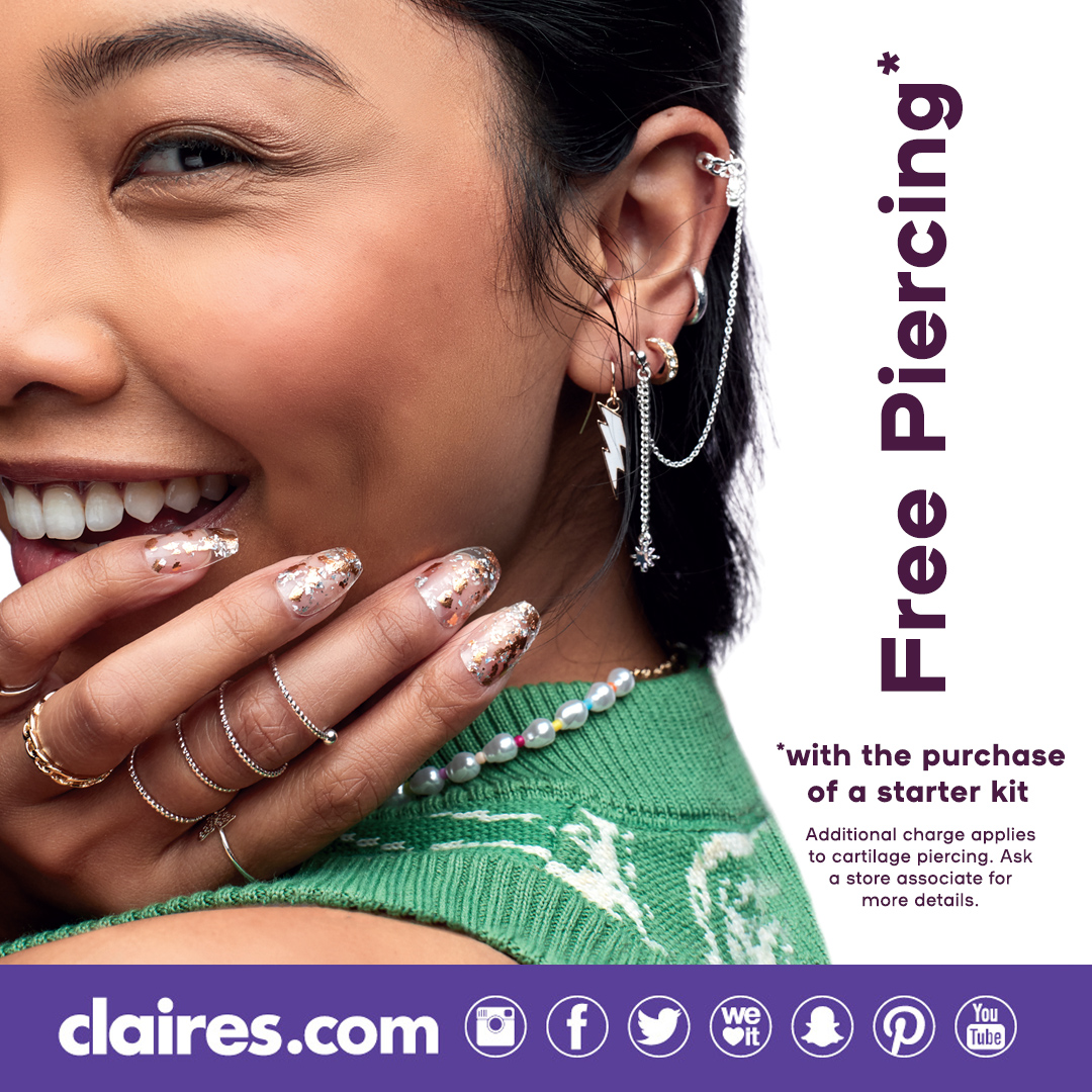 Ear Piercing at Claire’s! icon