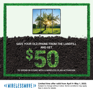 RECYCLE YOUR OLD PHONE AND GET $50 icon