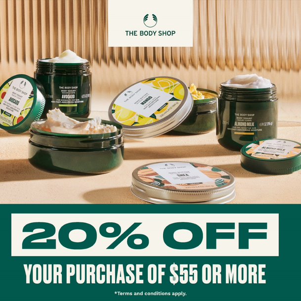 20% Off $55 or more icon