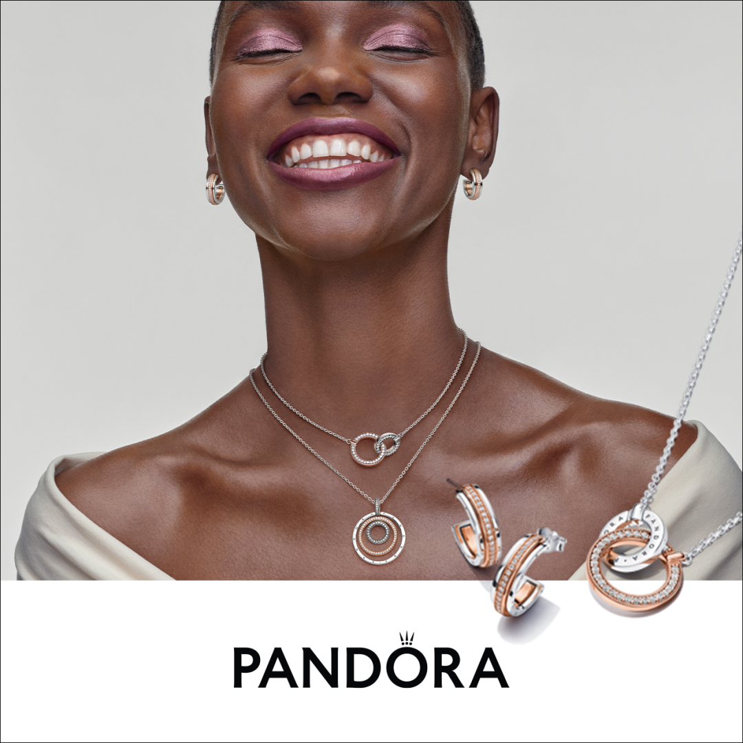 Pandora Signature two-tone pieces to love and layer. icon
