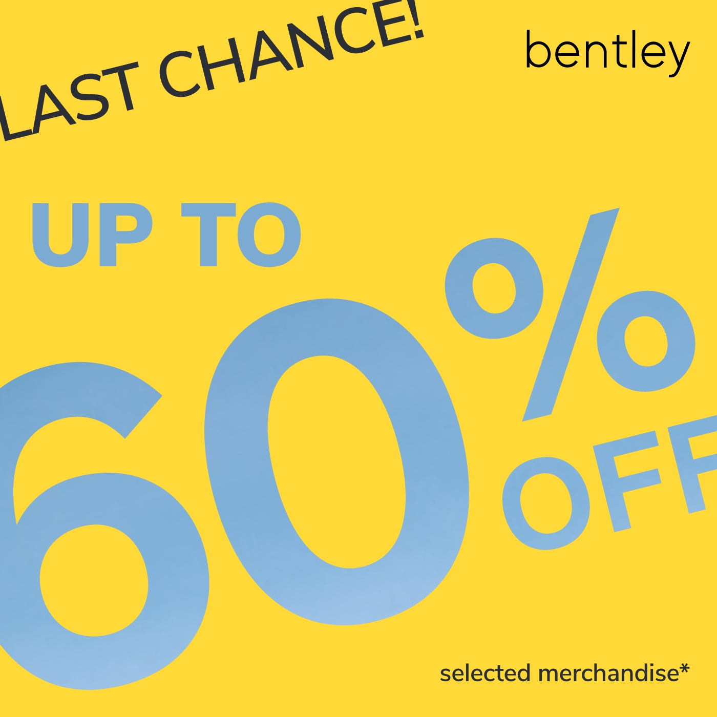 Last Chance! Up to 60% off. icon