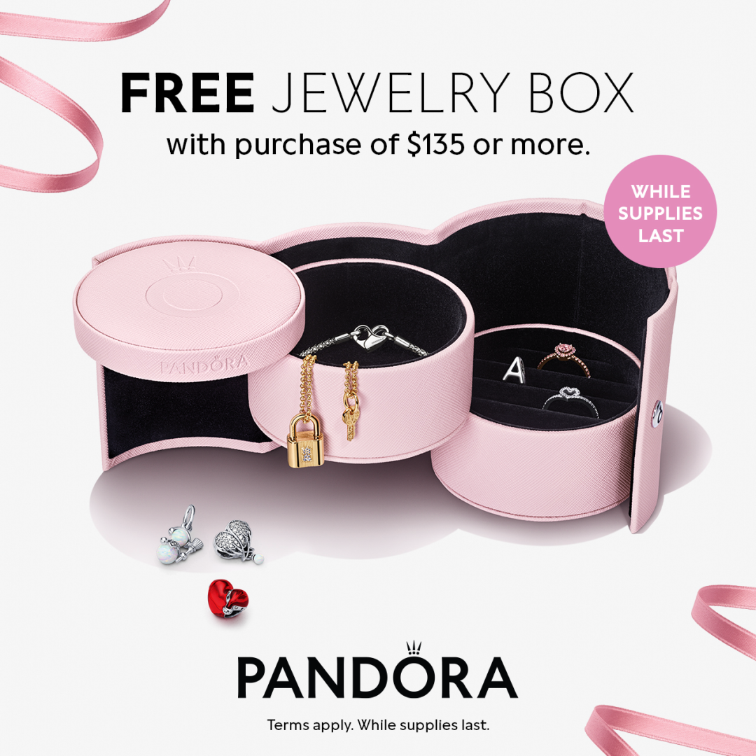 Pandora - Store your jewelry in style with a Free jewelry box