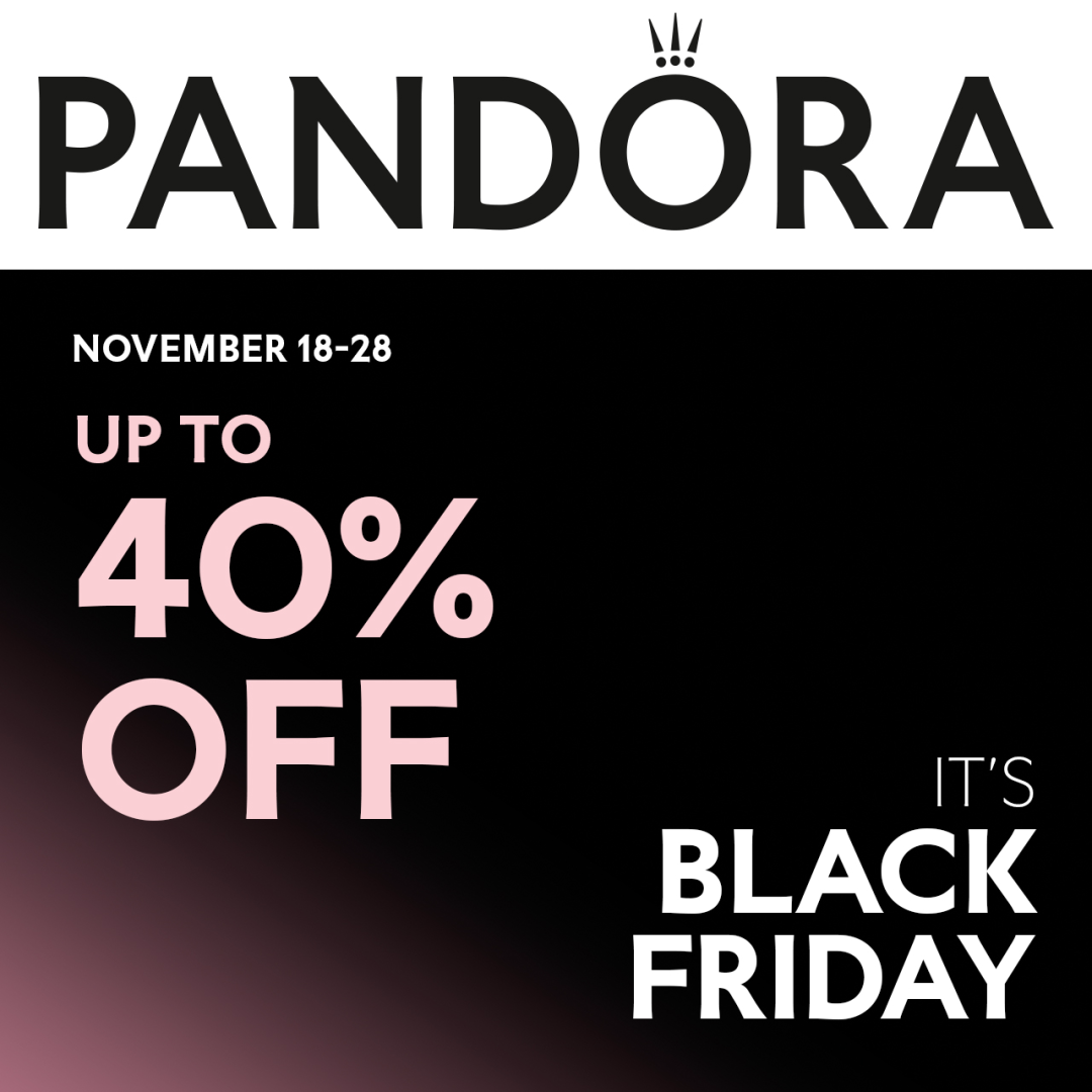 Receive up to 40% off your Pandora purchase icon