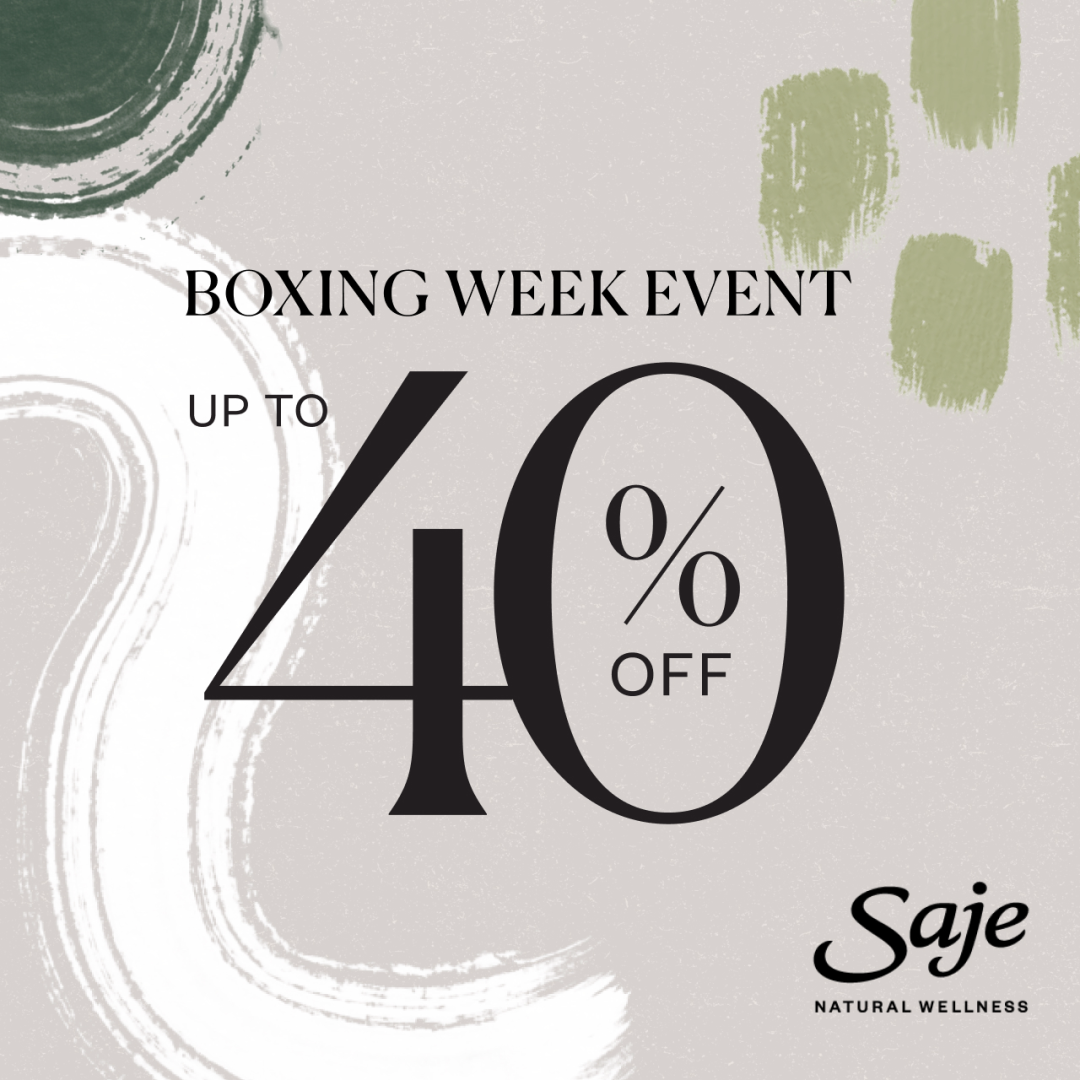 Saje Natural Wellness – Boxing Week Starts Now icon