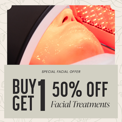 BOGO 50% OFF FACIALS! icon