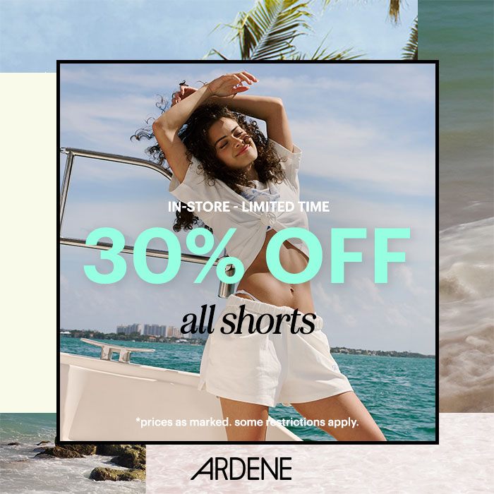 30% off all shorts icon