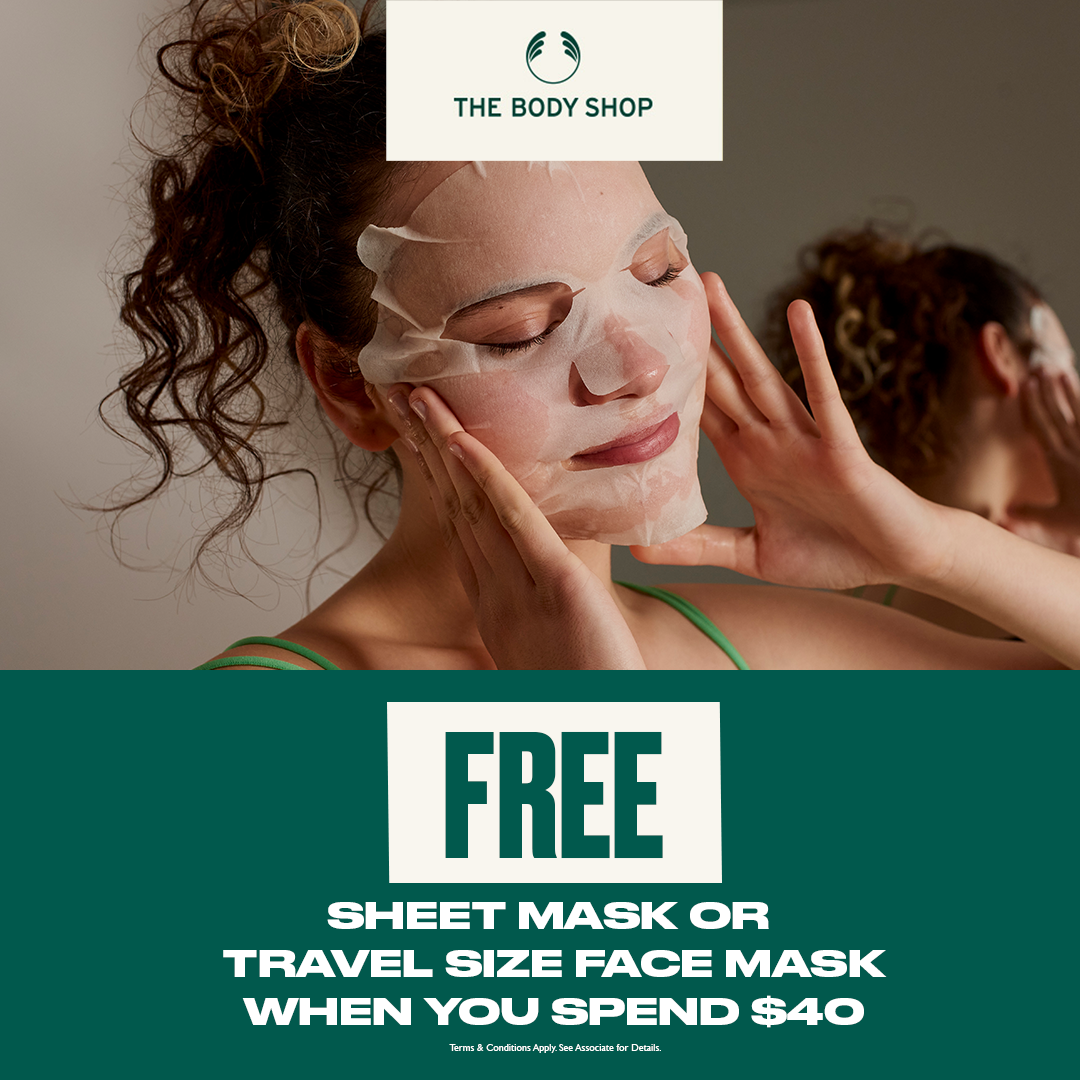 FREE Face Mask with a $40 purchase! icon