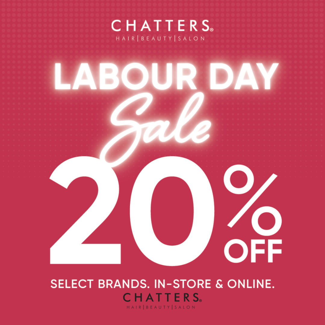 Shop 20% Off This Long Weekend at Chatters Hair Salon! icon