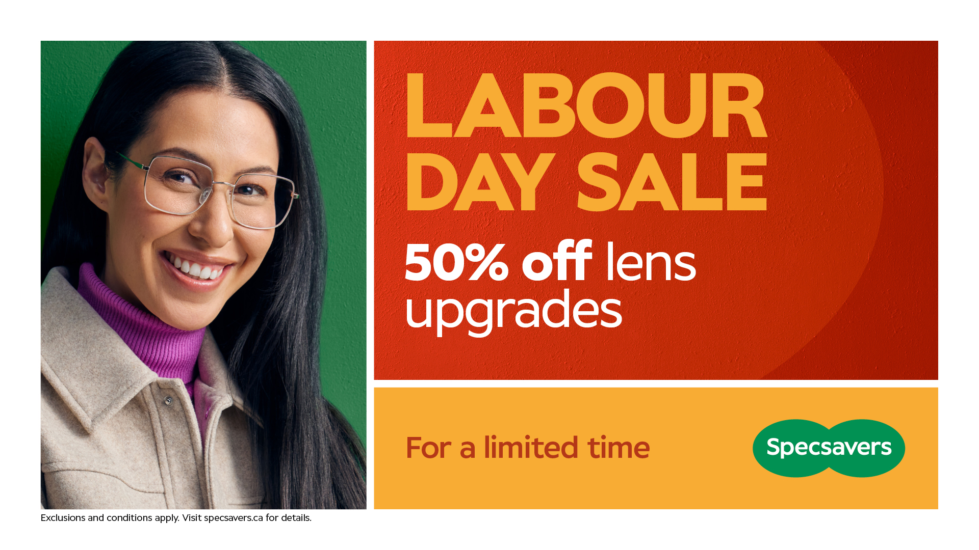 Labour Day Sale – 50% off Lens Upgrades icon
