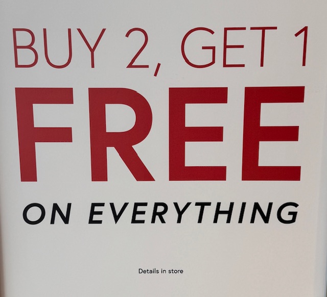 Buy 2, Get 1 Free on Everything icon