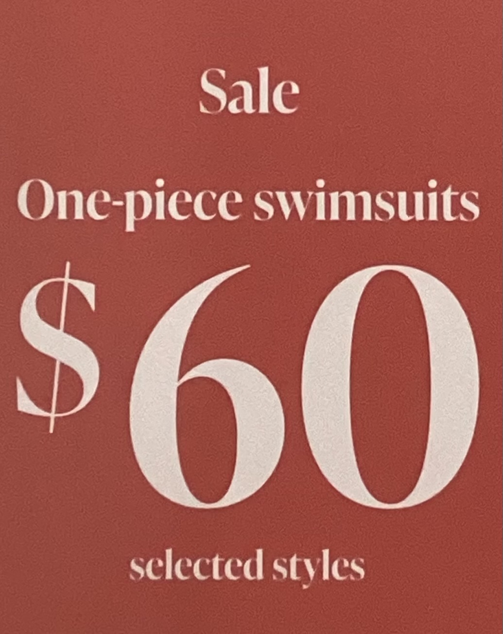 Bikini Village – Sale One-Piece Women’s Swimsuits $60 Each icon