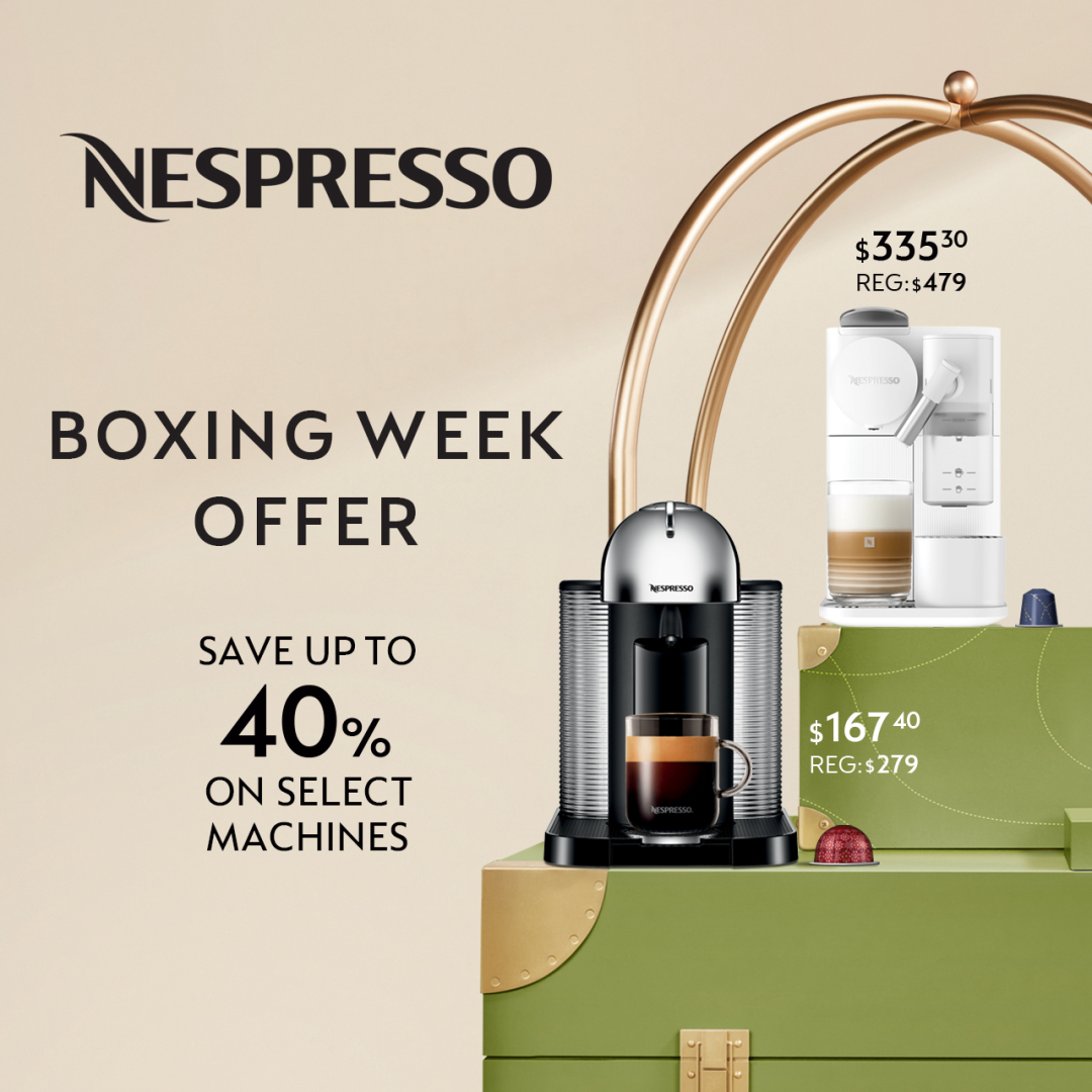 Nespresso CA – Boxing week offer icon