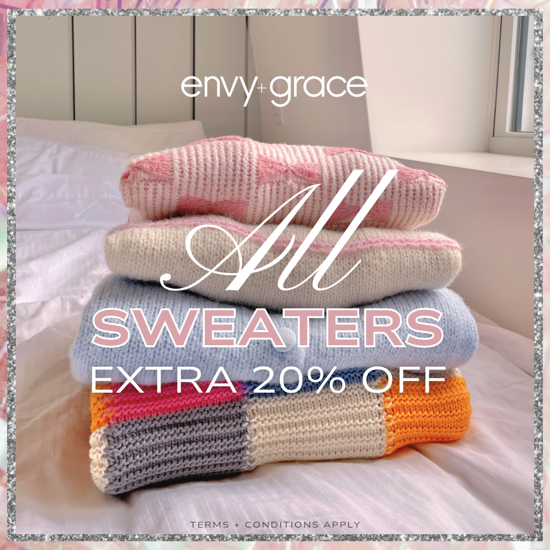 extra 20% off sweaters icon