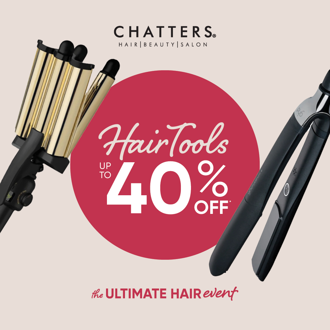 Chatters Hair Salon – The Ultimate Hair Event: Up to 40% Off Styling Tools at Chatters! icon