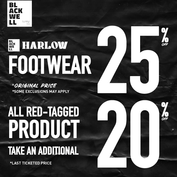 25% OFF BLACKWELL & HARLOW FOOTWEAR icon