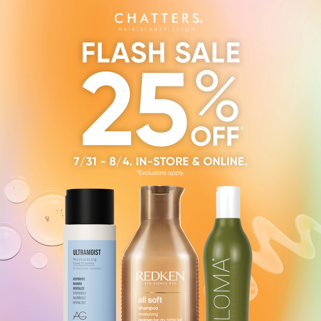 Enjoy 25% off at Chatters this August Long Weekend 👀 icon