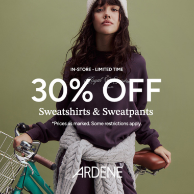30% off Sweatshirts &amp; Sweatpants #ardenelove icon