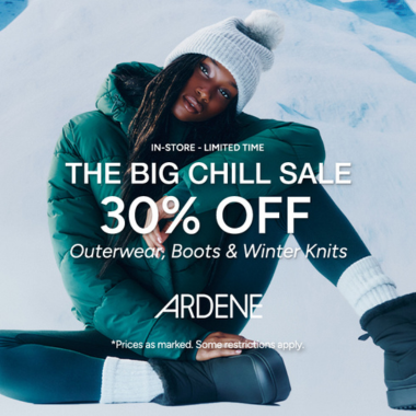 THE BIG CHILL SALE #ardenelove icon