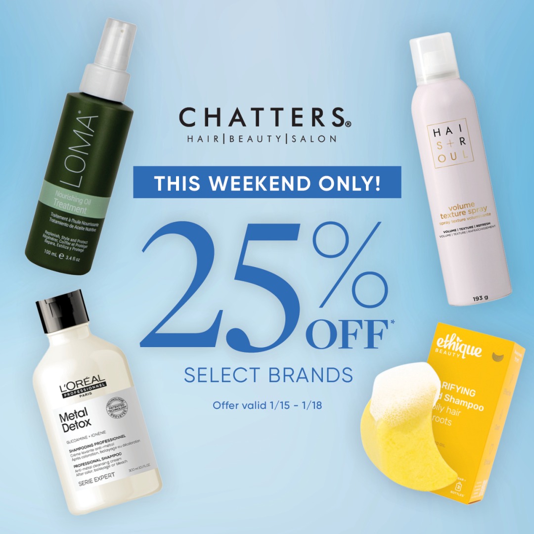 Enjoy some self-care this weekend at Chatters! icon