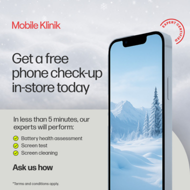 Get a free phone check-up in-store today icon