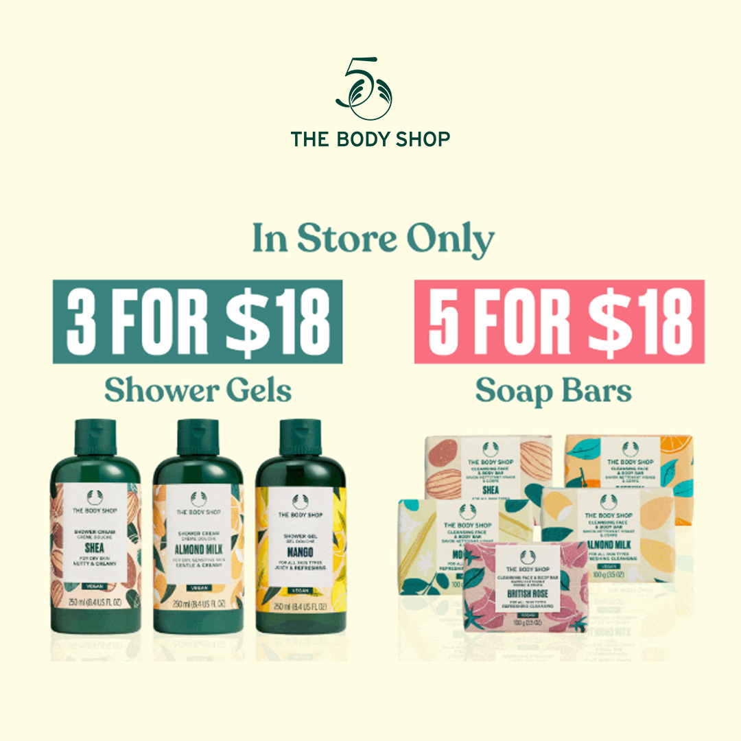 Flash Sale at The Body Shop! $18 Bundles! icon