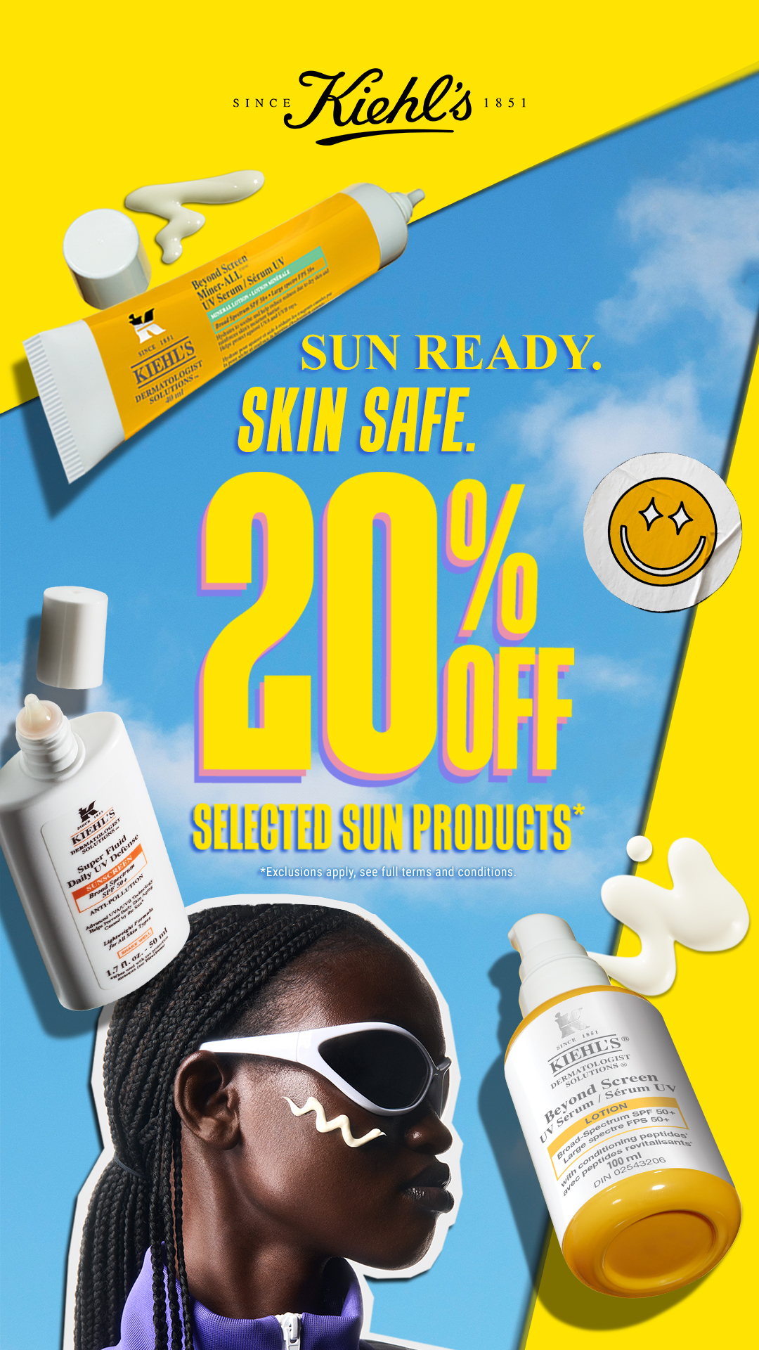 Kiehl’s SPF Day Flash Sale icon