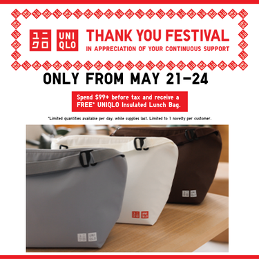 RECEIVE A LIMITED-EDITION INSULATED LUNCH BAG WHEN YOU SPEND $99 OR MORE BEFORE TAX. LIMITED TIME ONLY! icon