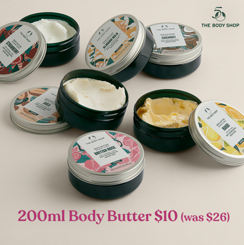 Body Butters Now $10 Each icon