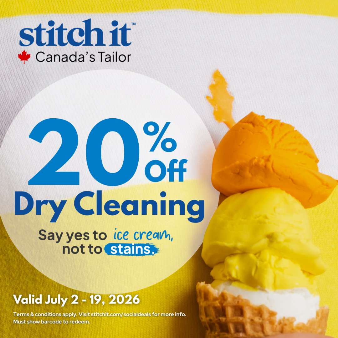 20% Off Dry Cleaning at Stitch It! icon