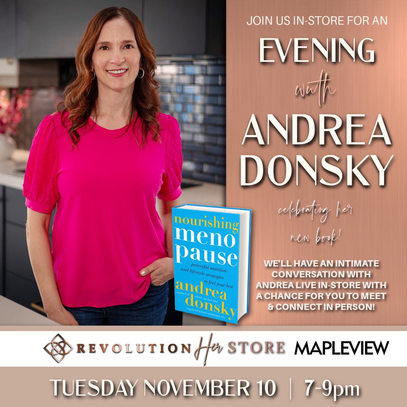 An Evening on Menopause with Andrea Donsky