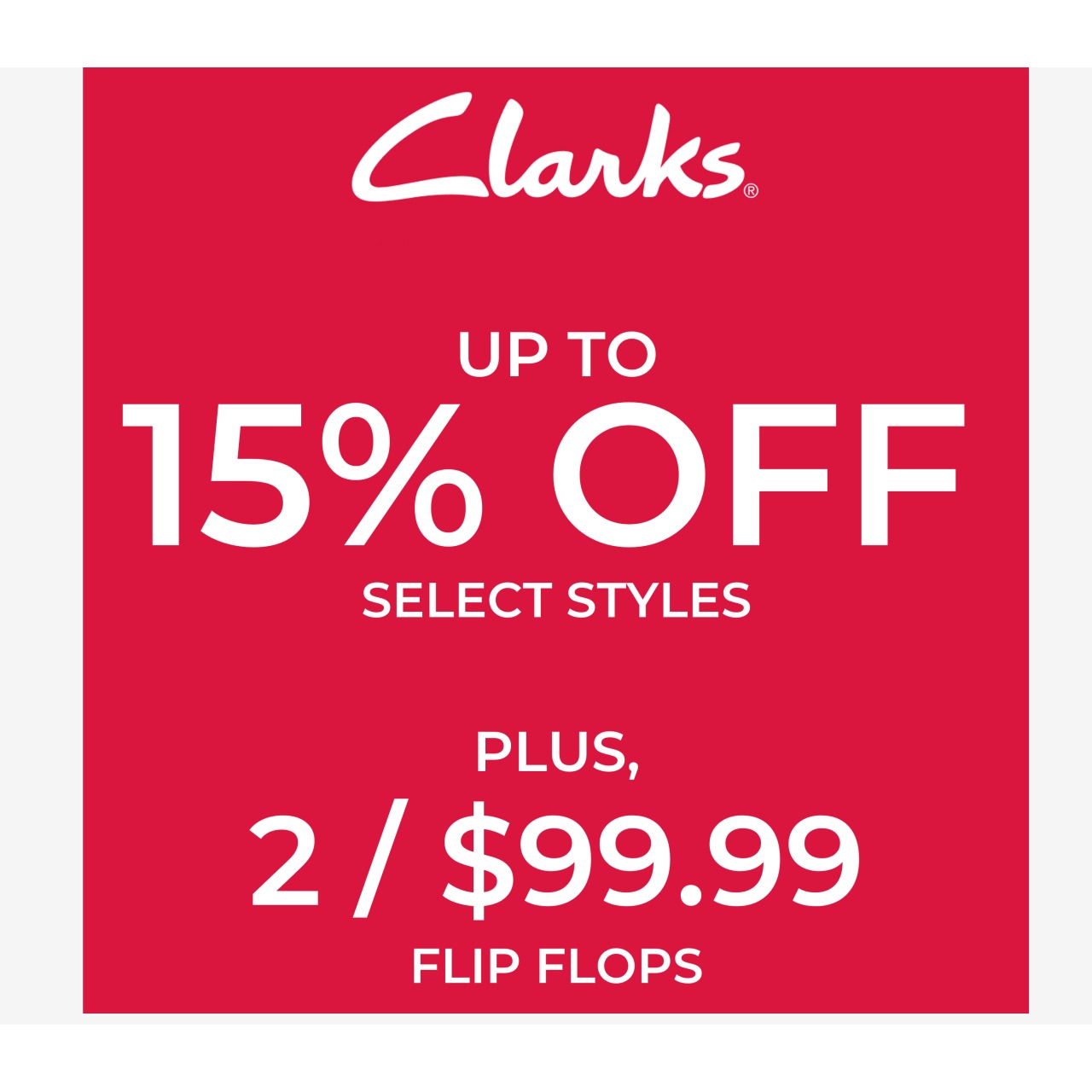 15% Off Select Styles icon