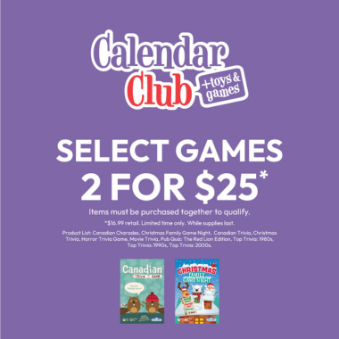 Select Games 2 for $25